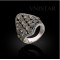 Free shipping! Vnistar rings, fashion jewelry ring, VR343, unadjustable size, sold in 2pcs per pack