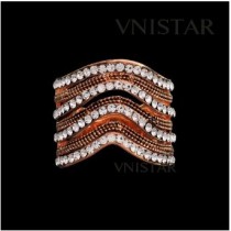 Free shipping! Vnistar rings, fashion jewelry ring, VR342, unadjustable size, sold in 2pcs per pack