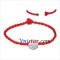 Free shipping! Wholesale vnistar one 10mm clear crystal stone bead macrame bracelet SBB290-2, sold in 5pcs per pack