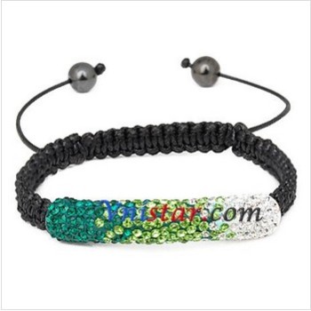 Free shipping! Wholesale vnistar arc-shaped bar bead bracelet SBB281-12, sold in 2 pcs per pack
