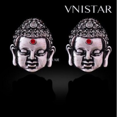 Free shipping! Fashion earrings, stud earring, buddha earring, VE438, size in 16*20mm, sold in 2prs per pack