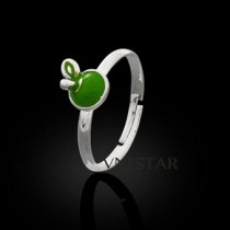 Free shipping!Fashion jewelry rings, apple ring, ring for kids, JZ052, adjustable size, sold in 10pcs per pack