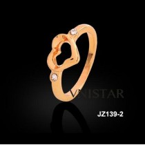Free shipping! Fashion jewelry rings, heart ring, wedding ring, JZ139-2, unadjustable size, sold in 5pcs per pack
