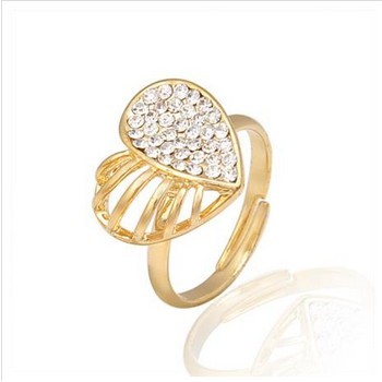 Free shipping! Fashion jewelry rings, heart ring, wedding ring, JZ194, adjustable size, sold in 10pcs per pack