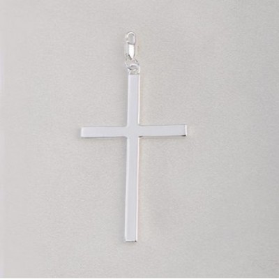 Free shipping! Wholesale high quality double silver plated big cross clasp charms HCC299-1, sold in 5pcs per pack