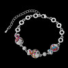 Free shipping! Bracelets, fashion fish bracelet, VB011, length in 17.5cm,  sold in 2pcs per pack