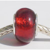 Free Shipping! Vnistar wholesale red glass beads, silver plated core beads, sold as 20pcs each pack