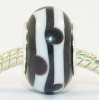 Free Shipping! Vnistar silver plated core glass beads with black color-PGB012, size 14*10mm, sold as 20pcs each pack