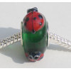 Free Shipping! Vnistar silver plated core glass PGA145, animal glass bead size in 10*18mm, sold as 15pcs each pack