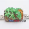 Free Shipping! Vnistar silver plated core glass PGA104, animal glass bead size in 17*14mm, sold as 10pcs each pack