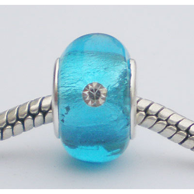 Free Shipping! Vnistar silver plated core glass PGSS091,  lady blue beads size in9*14mm, sold as 20pcs each pack
