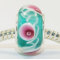 Free Shipping!Vnistar silver plated core glass beads PGB318, cyan glass beads in 9*14mm,sold as 20pcs each pack