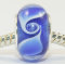 Free Shipping! Vnistar silver plated core glass beads with blue color-PGB339(9*14mm),sold as 20pcs each pack
