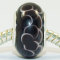 Free Shipping! Vnistar silver plated core glass beads with black PGB375 size 9*14mm, sold as 20pcs each pack