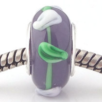 Free Shipping! Vnistar silver plated core glass beads PGB396, purple glass beads in 9*14mm, sold as 20pcs each pack