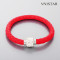 Bracelets, leather braided bracelet, magnetic clasp, unisex bracelet, VSB096, length in 22.5cm,5pcs/pack