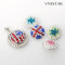 Fashion pendants, button chunk pendant, exchangeable pendant for necklace, NP003, size in 25*35mm, 3pcs per pack
