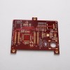 FR4 HDI PCB with Red Solder-mask printed circuit board manufacturer
