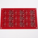 2layer Red Soldermask HAL-Free PCB