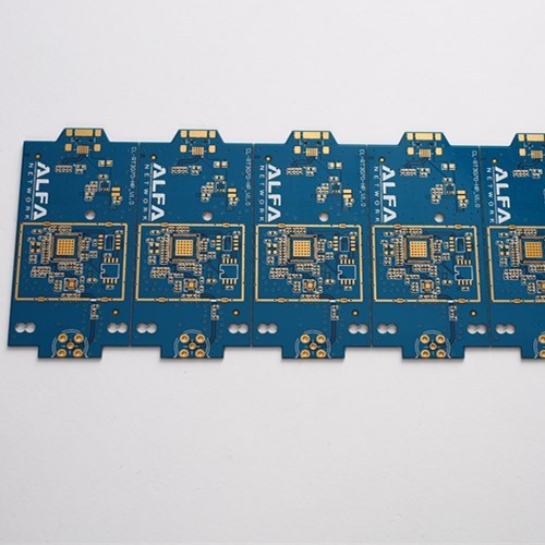 10layer Multilayer Printed Circuit Board With Blue Soldermask