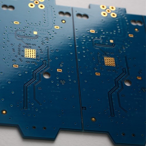 10layer Multilayer Printed Circuit Board With Blue Soldermask