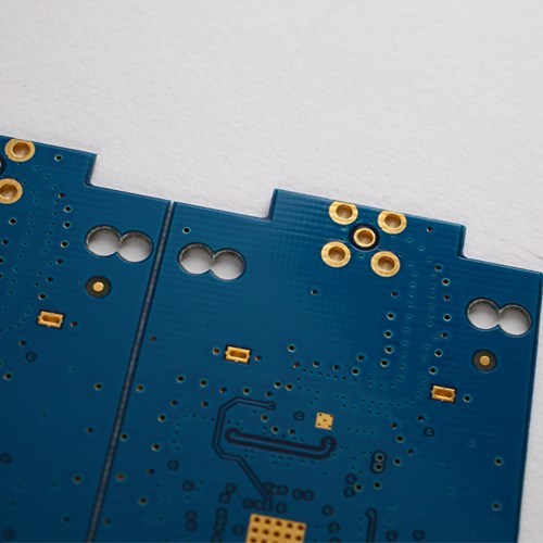 10layer Multilayer Printed Circuit Board With Blue Soldermask