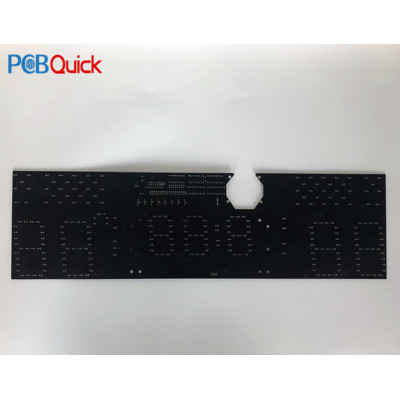 Score clock fr4 printed circuit board for pcbquick
