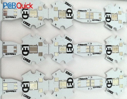 Светодиодная режущая электроника алюминиевая печатная плата для pcbquick