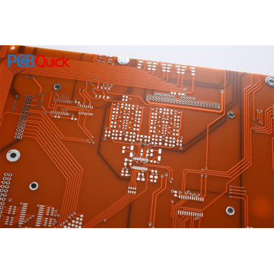 4 Layer PCB Circuit Board With Orange Soldermask