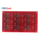 2Layer Red Soldermask HAL-Free PCB circuit board manufacturer
