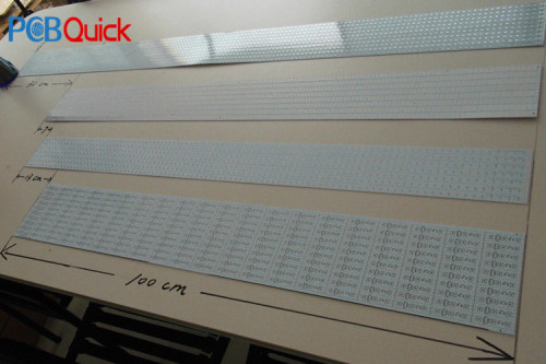 printed circuit board 1200mm Single-sided LED light Al PCB