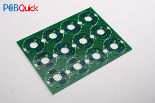 FR4 Multilayer PCB Manufacturing With Blue Peelable Mask Layer