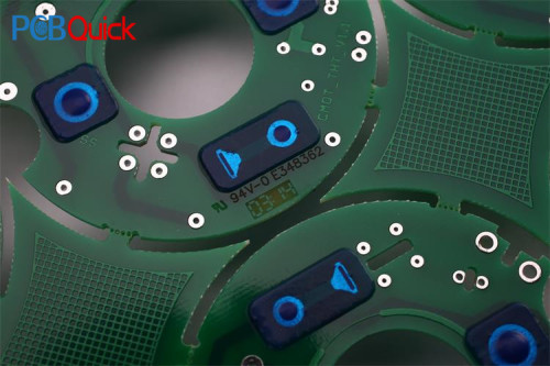 FR4 Multilayer PCB Manufacturing With Blue Peelable Mask Layer