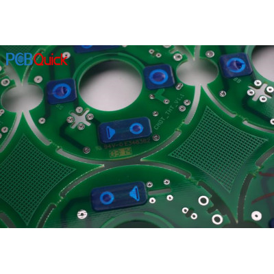 FR4 Multilayer PCB Manufacturing With Blue Peelable Mask Layer