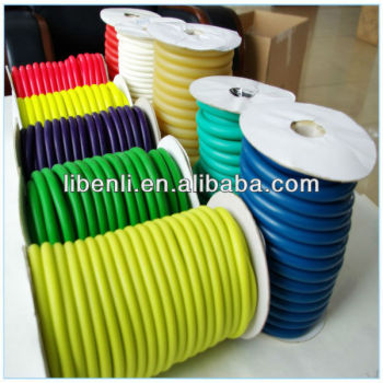 extruded latex threads