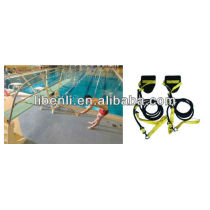 Swimming training latex tubing
