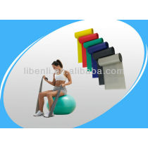 Fitness resistance band with many sizes and colors