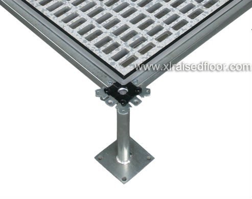 Aluminum air-flow raised access floor pedestal.jpg