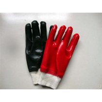 construction, chemical industry, Cleaning cotton liner Coated Work Glove with Sleeve