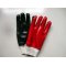 construction, chemical industry, Cleaning cotton liner Coated Work Glove with Sleeve