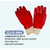 Safty protective Red customized 10 - 14 inch Stretch Solid Coated Work Glove