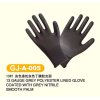 Red, Blue or custom color polyster safety nitrile Coated Work Glove with open back
