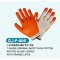 Erogonomic Male and female cotton string knitted safty latex Coated Work Glove