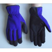Mesh fabric Breathable Synthetic leather palm Utility Mechanic Work Gloves