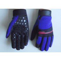 Finger protection Synthietic leather palm Non slip Mechanic Work Gloves
