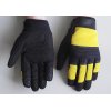 Non slip Stretch fabric back Synthietic leather palm Mechanic Work Gloves