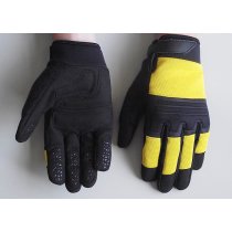 Non slip Stretch fabric back Synthietic leather palm Mechanic Work Gloves
