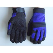 Foam padded leather Palm anti shock Household and Mechanic Work Gloves