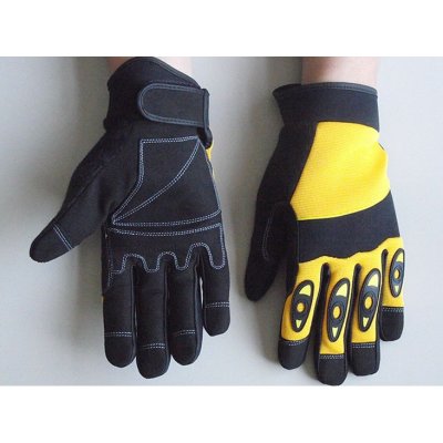 Anti Shock leather palm carpenter, Plumbing and Heavy duty Mechanic Work Gloves