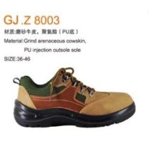 Brown PU outsole Low cut breathable work shoe of Industrial Safety Shoes Safety Boots